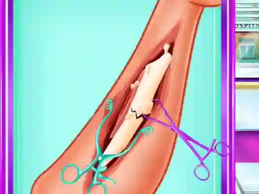 Гульня Ladybug Leg Surgery онлайн