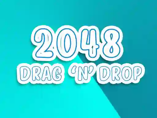 Гульня 2048 drag 'n drop онлайн