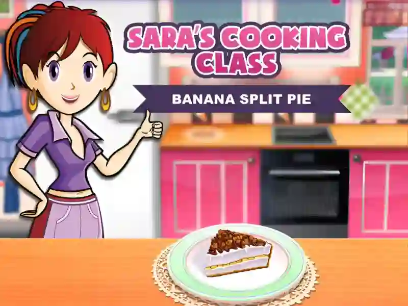 Гульня Banana Split Pie: Sara`s Cooking Class онлайн