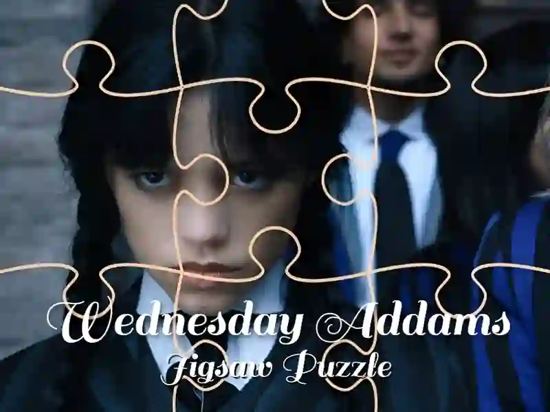 Гульня Wednesday Addams Jigsaw Puzzle онлайн