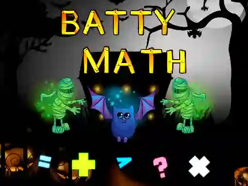 Гульня Batty Math онлайн