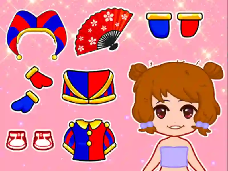 Гульня Lovely Doll Dress Up Game онлайн