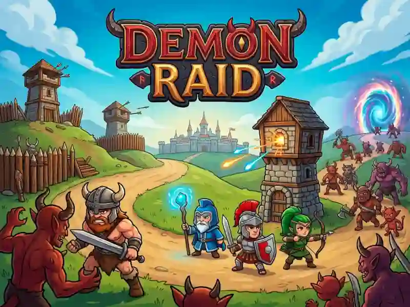 Гульня Demon Raid онлайн