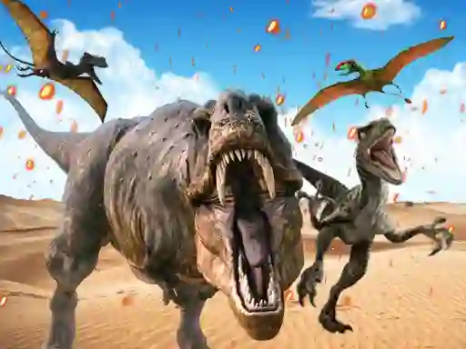 Гульня Dino Hunter: Killing Strand онлайн
