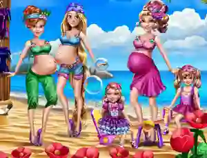Гульня Pregnant Moms Exotic Holiday онлайн