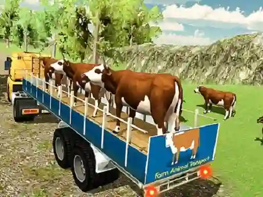 Гульня Offroad Animal Truck Transport онлайн
