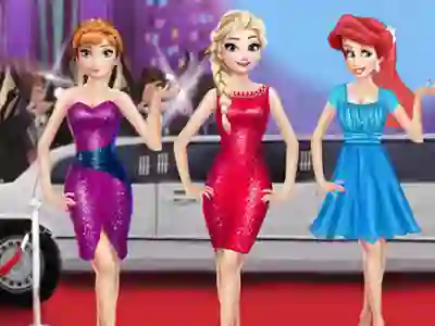 Гульня Princesses On Red Carpet онлайн