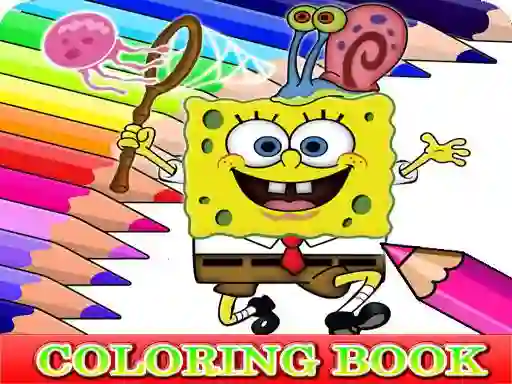 Гульня Coloring Book for Spongebob онлайн