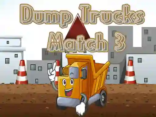 Гульня Dump Trucks Match 3 онлайн