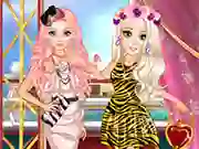 Гульня Princesses Sparkle Fashion онлайн