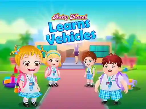 Гульня Baby Hazel Learns Vehicles онлайн