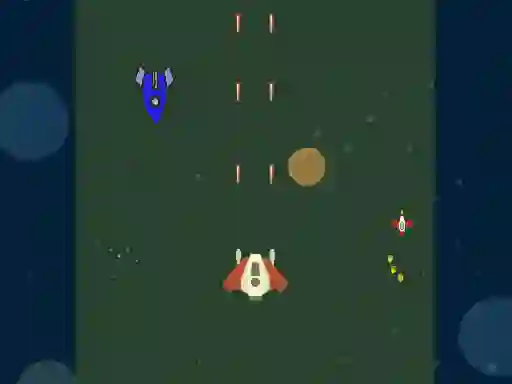 Гульня Attacking The Space Base онлайн