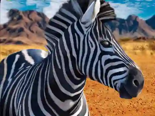 Гульня Zebra Hunter онлайн