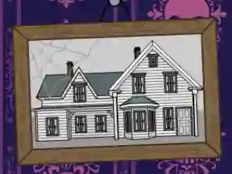 Гульня Halloween House Maker онлайн