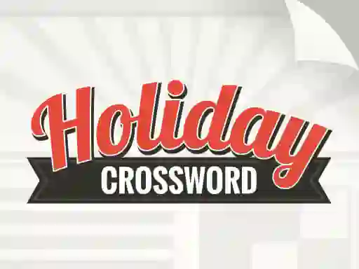 Гульня Holiday Crossword онлайн