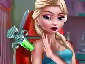 Гульня Ice Queen Vaccines Injection онлайн