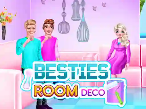 Гульня Besties Room Deco онлайн