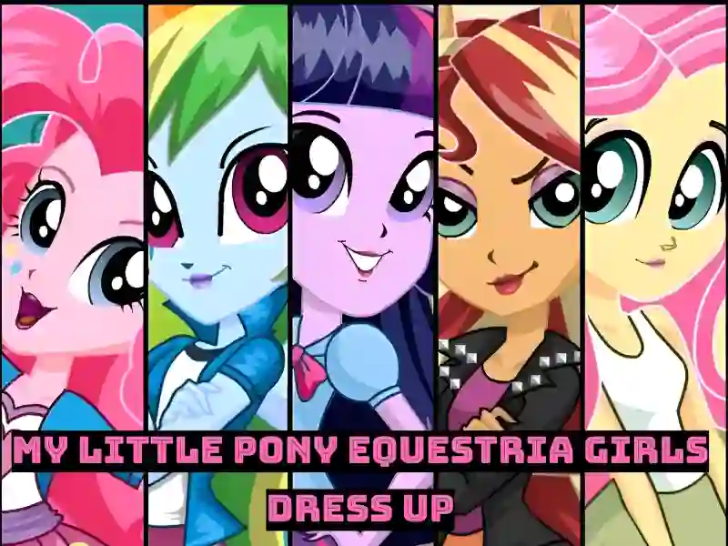 Гульня My Little Pony Equestria Girls dress up онлайн
