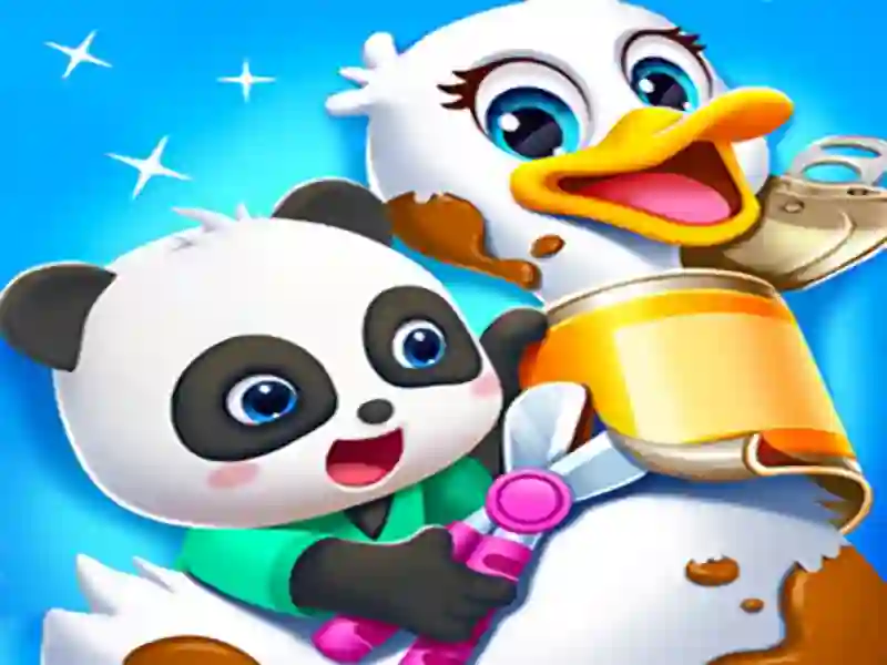 Гульня Baby Panda Pet Care Center онлайн