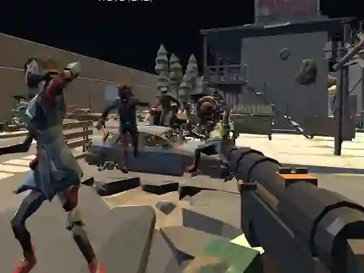 Гульня Zombie Virus FPS онлайн