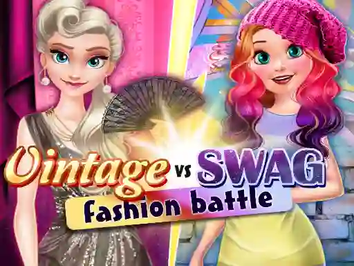Гульня Vintage vs Swag: Fashion Battle онлайн