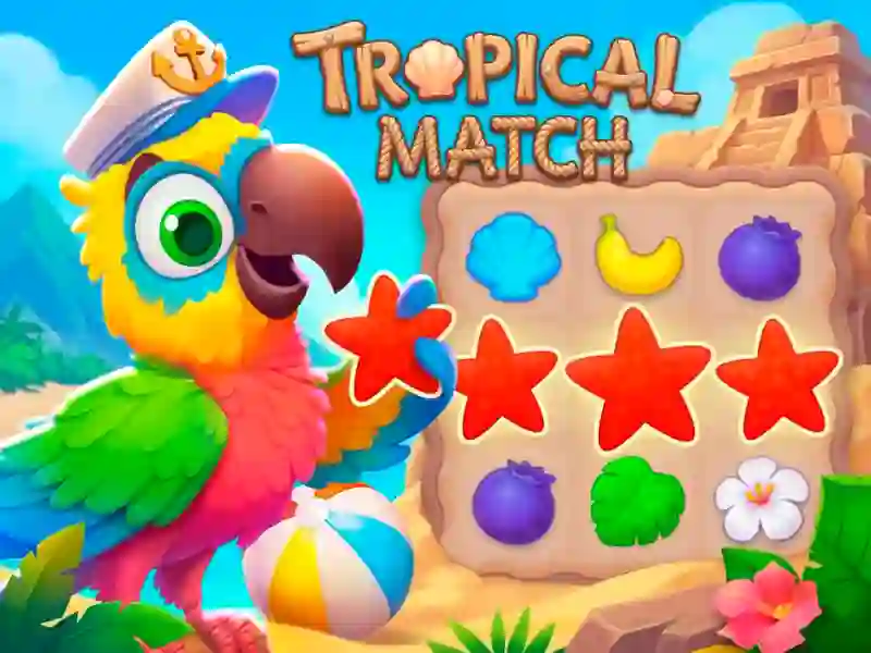 Гульня Tropical Match онлайн