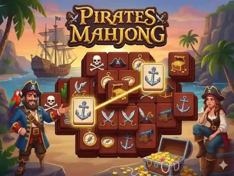 Гульня Pirates Mahjong онлайн