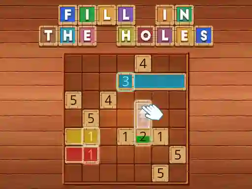 Гульня Fill In the holes онлайн