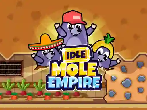 Гульня Idle Mole Empire онлайн