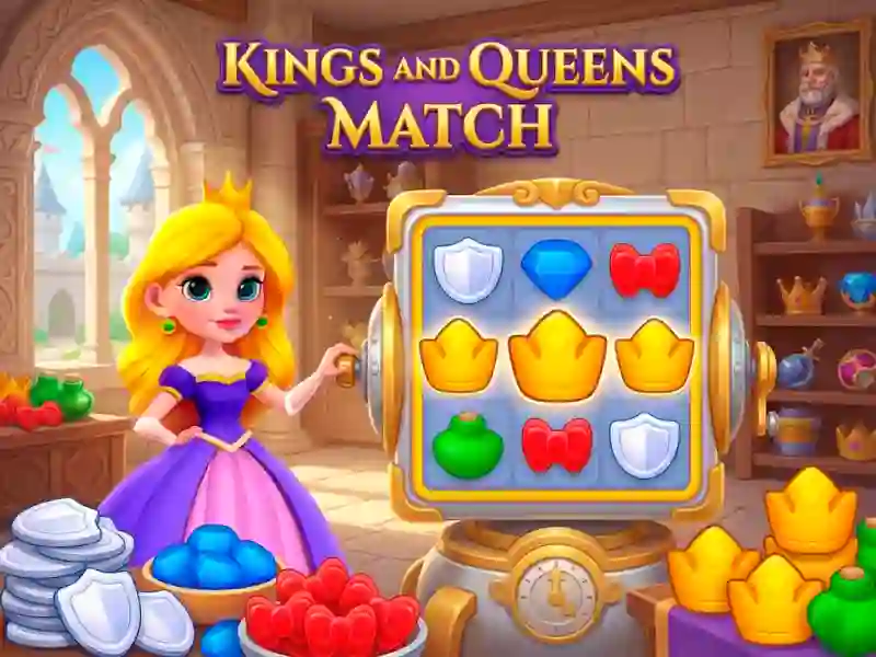 Гульня Kings and Queens Match онлайн
