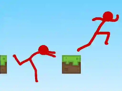 Гульня Stickman Parkour онлайн