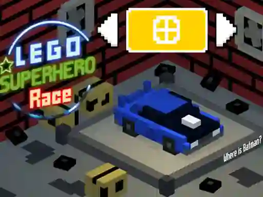 Гульня Lego Superhero Race онлайн