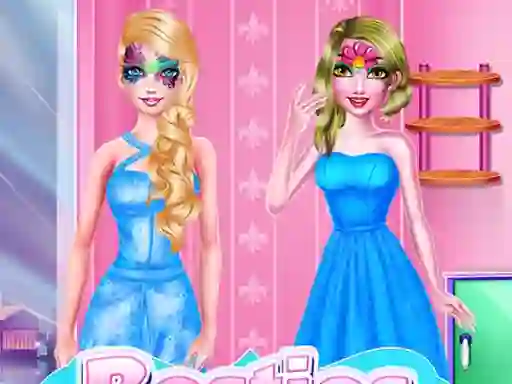 Гульня Bestie Face Art онлайн