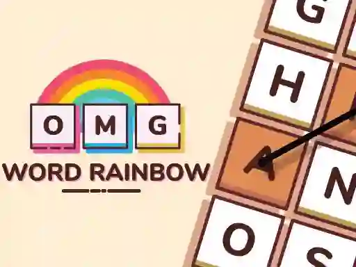 Гульня Omg Word Rainbow онлайн