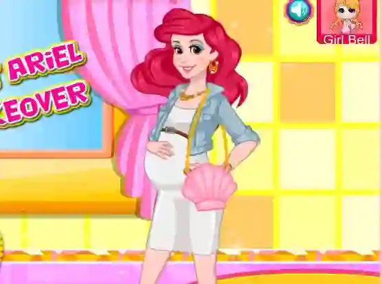 Гульня Pregnant Ariel Real Makeover онлайн