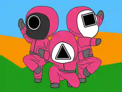 Гульня Squid Coloring Book онлайн
