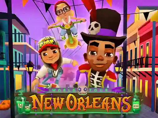 Гульня Subway Surfers: Orleans Halloween онлайн