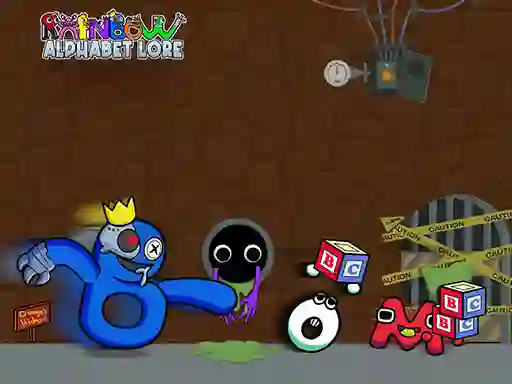 Гульня Rainbow Alphabet Lore онлайн