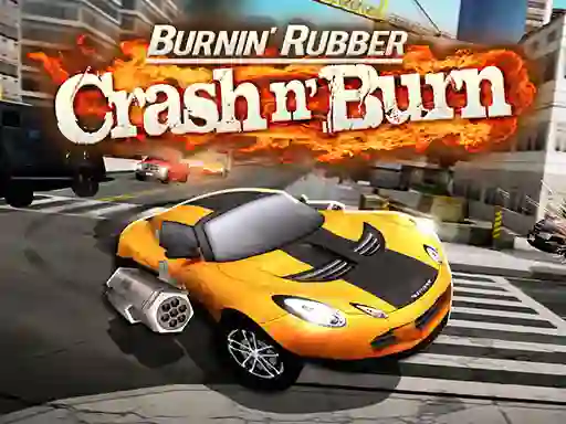 Гульня Burnin Rubber Crash n Burn онлайн