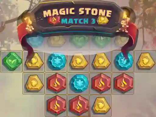 Гульня Magic Stone Match 3 онлайн