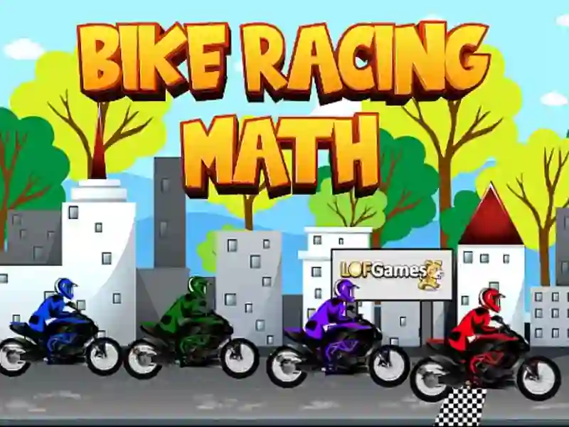 Гульня Bike Racing Math онлайн