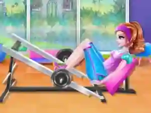 Гульня Princesses: fitness against fat онлайн