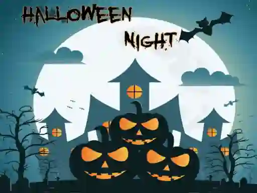 Гульня Halloween Night Jigsaw онлайн