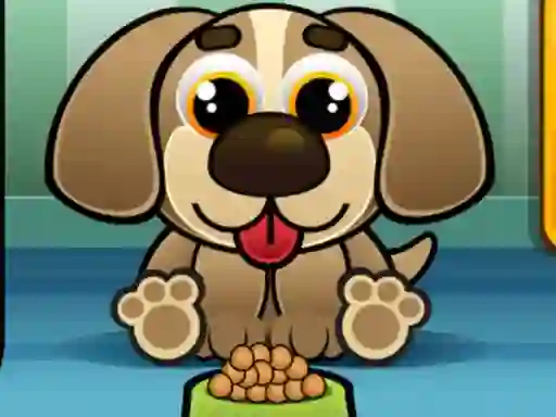 Гульня Feed MyPetDog Number онлайн