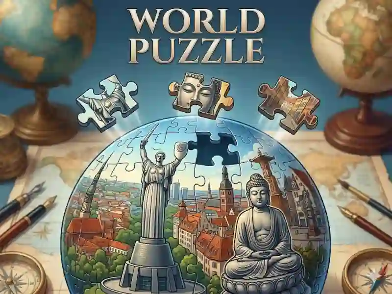 Гульня World Puzzle онлайн