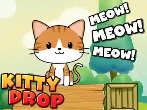 Гульня Kitty Drop save the Kat онлайн