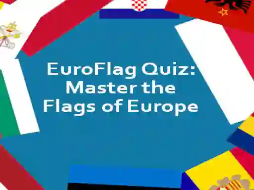 Гульня EuroFlag Quiz: Master the Flags of Europe онлайн