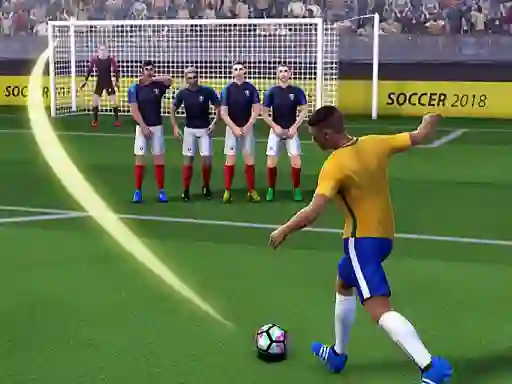 Гульня FreeKick Soccer 2021 онлайн