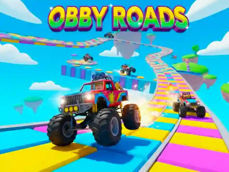 Гульня Obby Roads онлайн