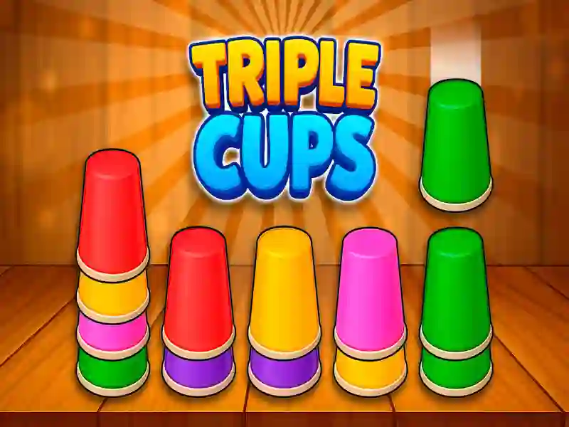 Гульня Triple Cups онлайн